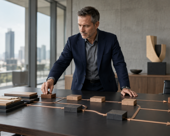 Strategic planning process with business priorities and performance goals